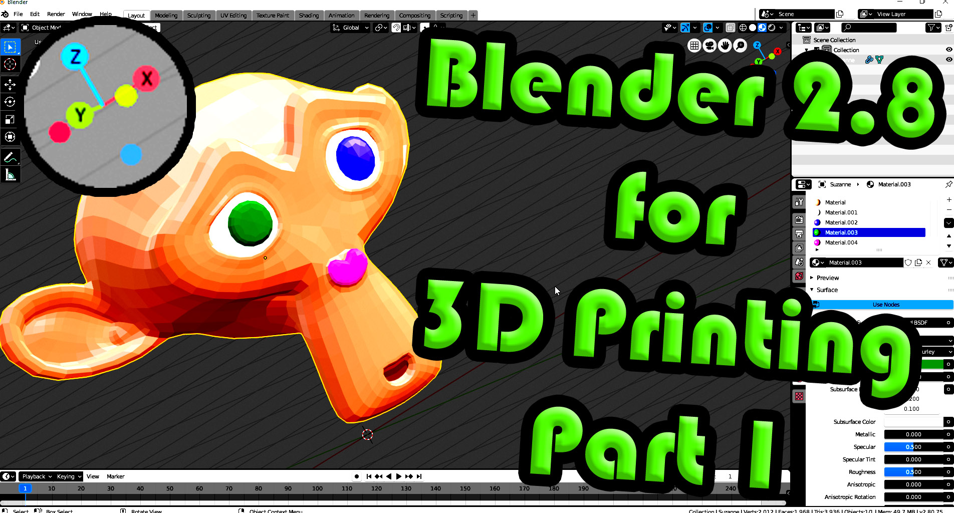 The Absolute Beginner's Guide to for 3D Printing in Blender 2.8 - 3D Printing