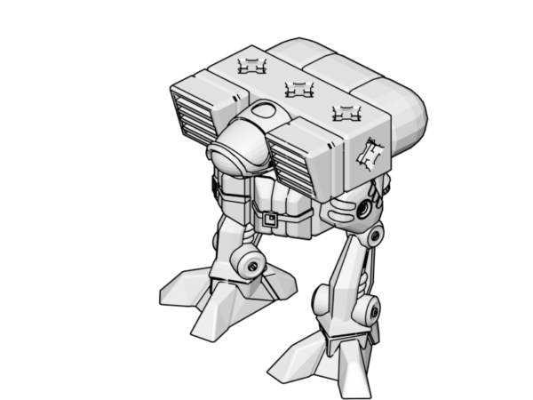 PrintABlok:Mechs - Light Mech Set - Image 3