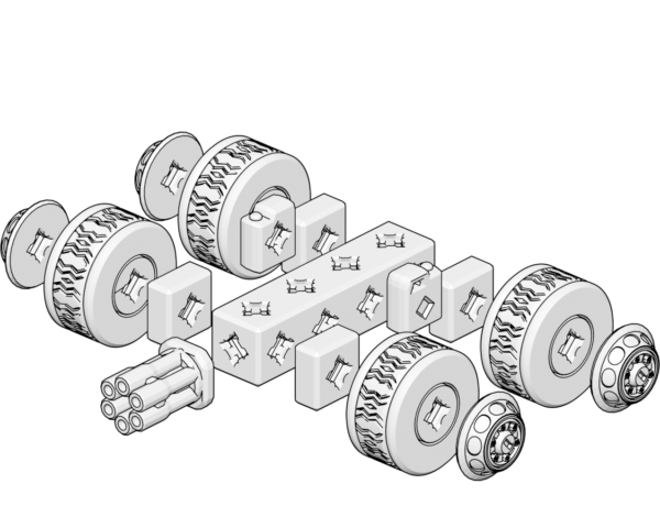 PrintABlok: Mechs - Gatling Truck Set - Image 2