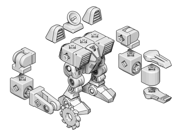 PrintABlok: Mechs - Exo Mech - Image 4