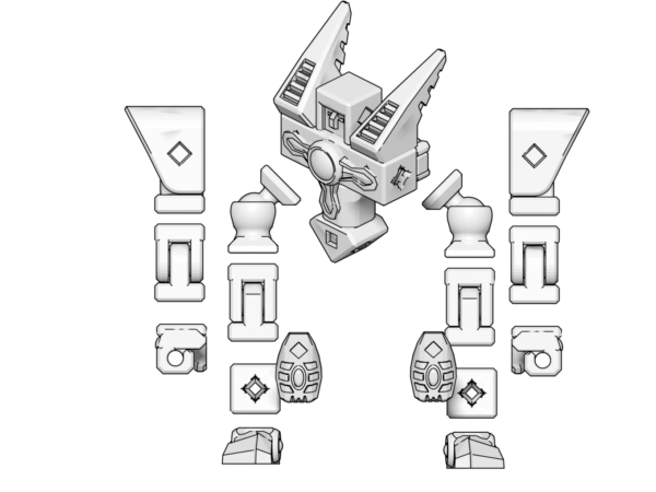 PrintABlok: Mechs - Robo Mech - Image 3