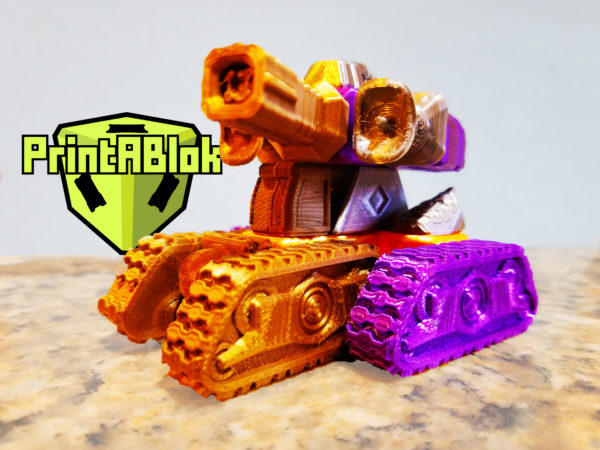 PrintABlok: Mechs - Tank with Battle Damage