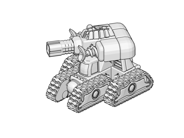 PrintABlok: Mechs - Tank with Battle Damage - Image 5