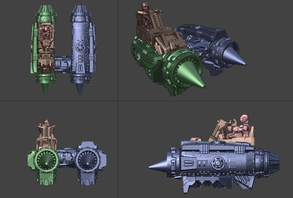 Rider Jet Engine PrintABlok: Jet Engine Rider - 3D Printing Professor