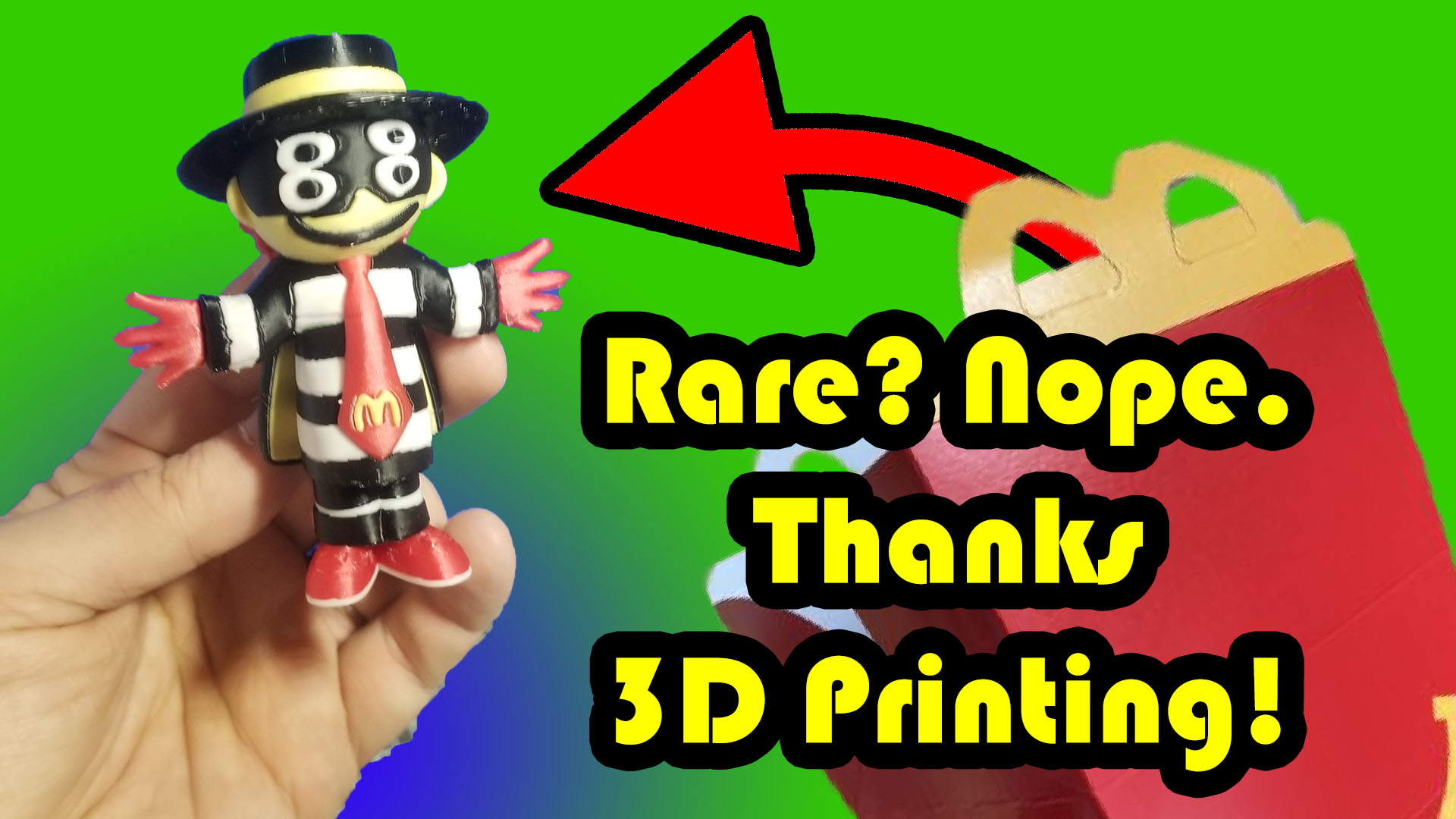 Creating A Limited Edition Hamburgler Toy With Blender And 3D Printing creating-a-limited-edition-hamburgler-toy-with-blender-and-3d-printing