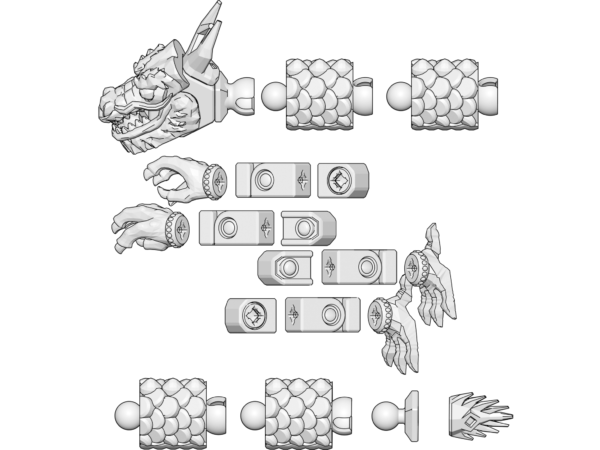 PrintABlok:Beasts - Dragon - Image 7