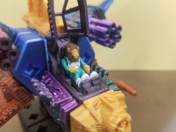 PrintABlok: Starwing with Anthromedian Lion Pilot - Image 3