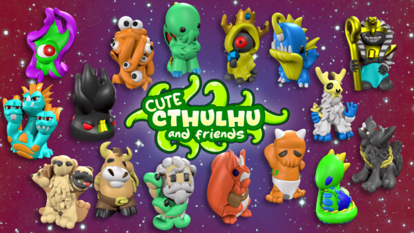 Cute Cthulhu and Friends Kickstarter Edition