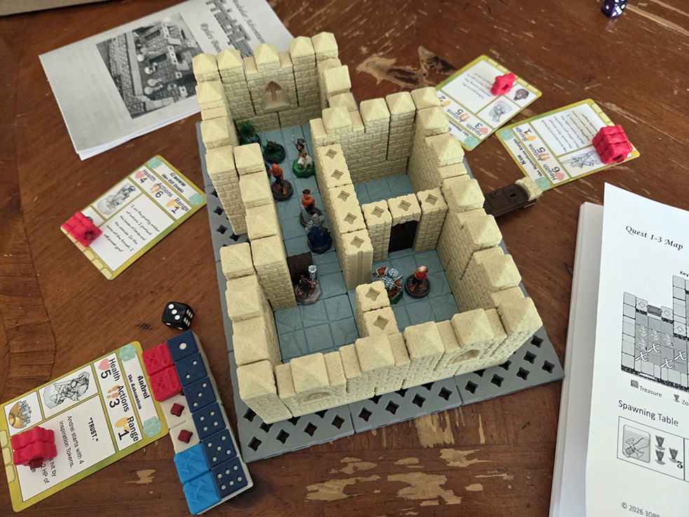 PrintAQuest Quest Base Game - 3D Printable Tabletop RPG game - Image 8
